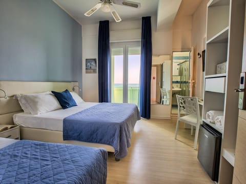 Superior Triple Room, Sea View, Sea Facing | Premium bedding, minibar, in-room safe, desk