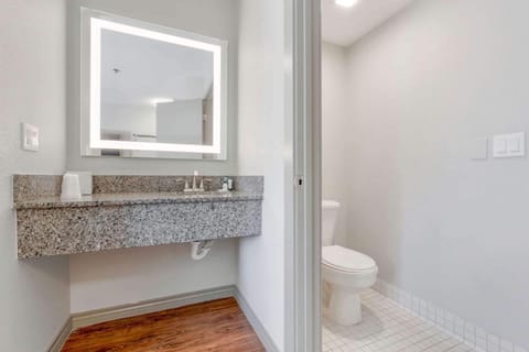 Free toiletries, hair dryer, towels, soap