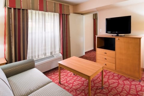 Suite, 1 King Bed, Accessible (Communication, Roll-In Shower) | In-room safe, desk, iron/ironing board, free cribs/infant beds