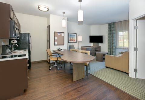 Suite, 1 Bedroom | In-room safe, desk, laptop workspace, iron/ironing board