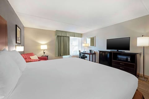 Standard Room, 1 King Bed, Accessible, Non Smoking | Desk, laptop workspace, blackout drapes, iron/ironing board