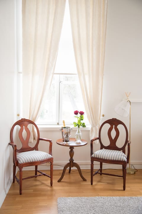 Individually decorated, individually furnished, iron/ironing board