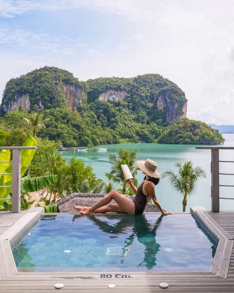 Sea View Plunge Pool Deluxe Studio | Minibar, in-room safe, desk, free cribs/infant beds