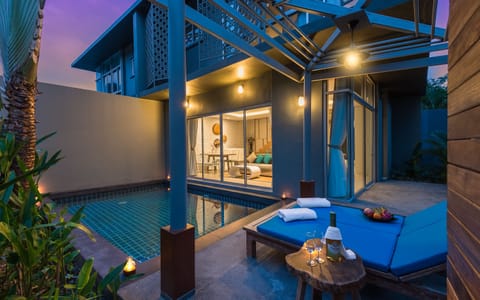 Duplex One Bedroom Pool Villa | Terrace/patio