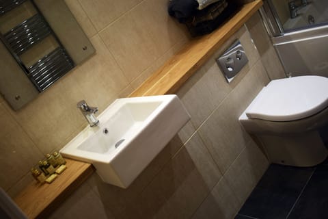 Executive Room | Bathroom | Designer toiletries, hair dryer, towels