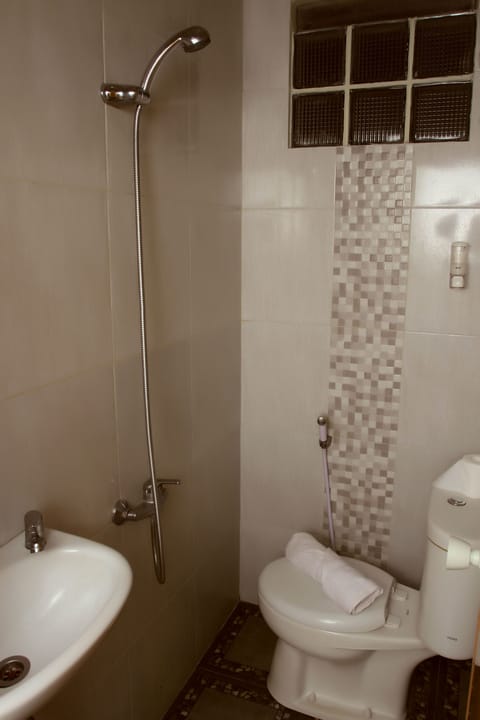 Superior Double Room | Bathroom | Shower, rainfall showerhead, bidet, towels