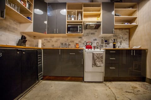 Basic Shared Dormitory | Private kitchen | Fridge, microwave, coffee/tea maker