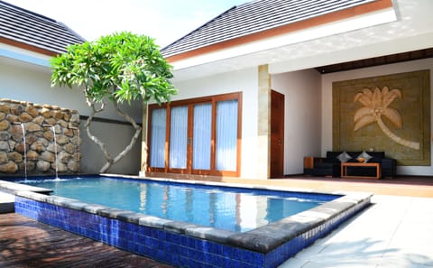 Villa, 2 Bedrooms, Private Pool | Living room | Flat-screen TV, video-game console, DVD player
