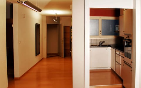 Family Penthouse, Kitchen | In-room safe, desk, soundproofing, iron/ironing board