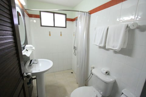 Standard Room with Balcony | Bathroom | Shower, free toiletries, hair dryer, towels