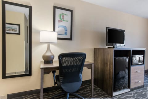 Desk, soundproofing, iron/ironing board, free cribs/infant beds