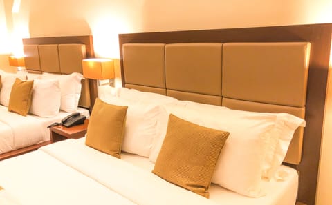 Premier Room, 2 Queen Beds | In-room safe, desk, blackout drapes, free WiFi