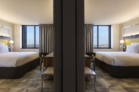 Deluxe Twin Room, Multiple Beds, Connecting Rooms, View | Egyptian cotton sheets, premium bedding, minibar, in-room safe