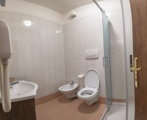 Economy Room | Bathroom | Shower, free toiletries, hair dryer, bidet