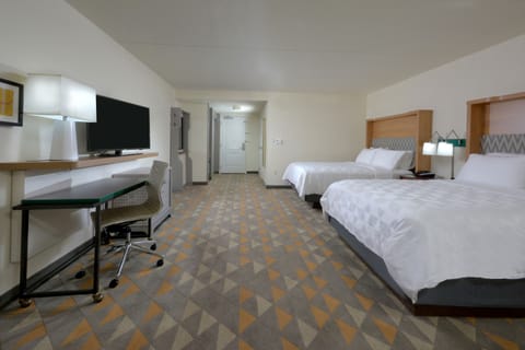 Standard Room, 2 Queen Beds, Accessible Bathtub (Communications) | Premium bedding, in-room safe, desk, laptop workspace