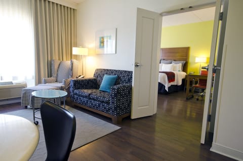 Suite, 1 Bedroom (Living Area) | In-room safe, desk, blackout drapes, iron/ironing board