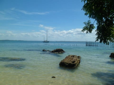 On the beach, sun loungers, beach umbrellas, beach towels