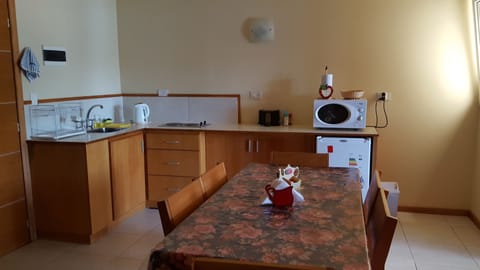 Apartment, 2 Bedrooms, Terrace, Lake View | Private kitchenette | Full-size fridge, microwave, stovetop, coffee/tea maker