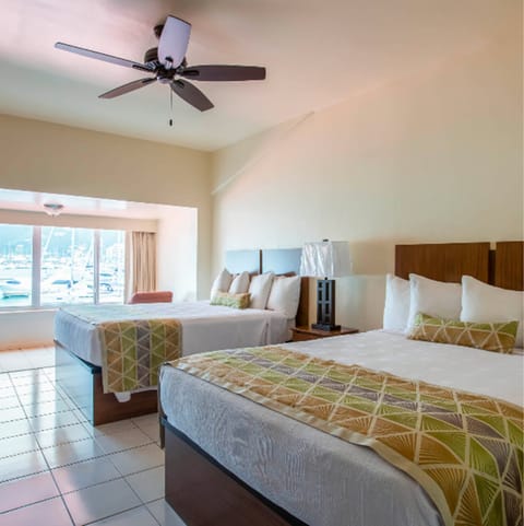 Superior Room, 2 Queen Beds, Sea Facing | 1 bedroom, in-room safe, individually decorated, individually furnished