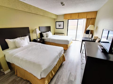 Second Floor, 2 Queen Beds, Non Smoking (Not Pet Friendly) | Egyptian cotton sheets, premium bedding, down comforters, desk