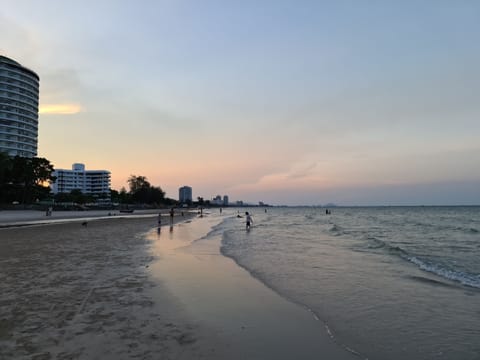 Beach nearby, white sand