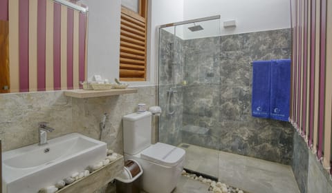 Deluxe Double or Twin Room, Lake View | Bathroom | Shower, free toiletries, hair dryer, bathrobes