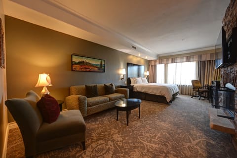 Deluxe Room, 1 King Bed with Sofa bed, Fireplace | Egyptian cotton sheets, premium bedding, pillowtop beds, in-room safe