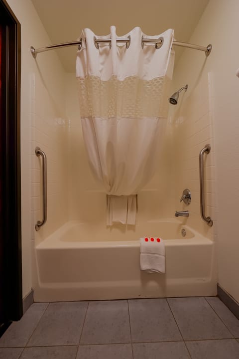 Room, 1 Queen Bed, Accessible, Ocean View | Bathroom | Free toiletries, hair dryer, towels