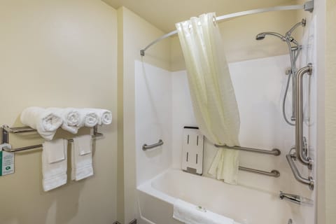 Room, 1 King Bed, Accessible Tub, Non Smoking | Accessible bathroom