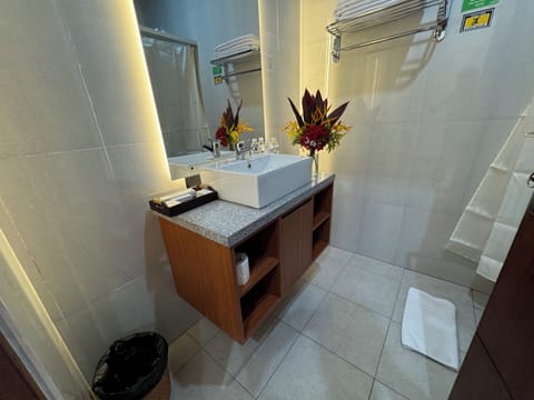 Deluxe Garden Premium | Bathroom | Combined shower/tub, free toiletries, towels