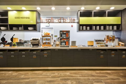 Free daily on-the-go breakfast