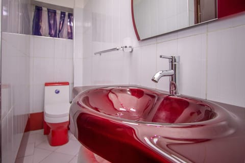 Standard Double Room | Bathroom | Shower, free toiletries, slippers, bidet