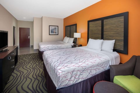 Room, 2 Queen Beds | Premium bedding, pillowtop beds, desk, laptop workspace