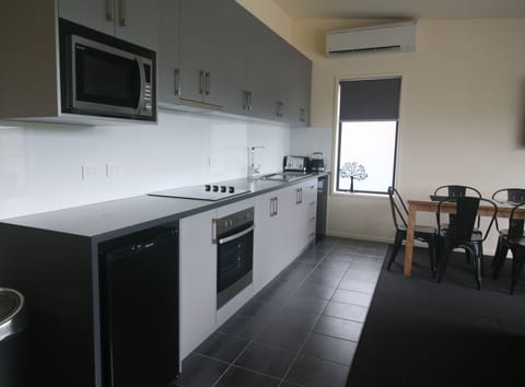 Apartment, 2 Bedrooms (Upper Deck) | Private kitchen | Fridge, microwave, stovetop, coffee/tea maker