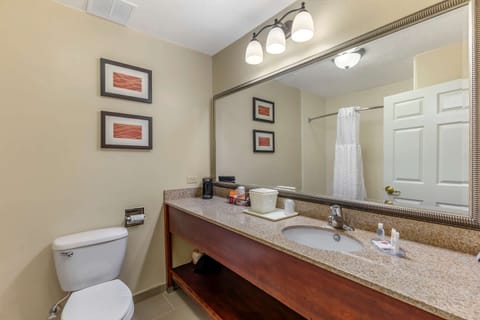 Standard Room, 1 King Bed, Non Smoking | Bathroom | Bathtub, hair dryer, towels