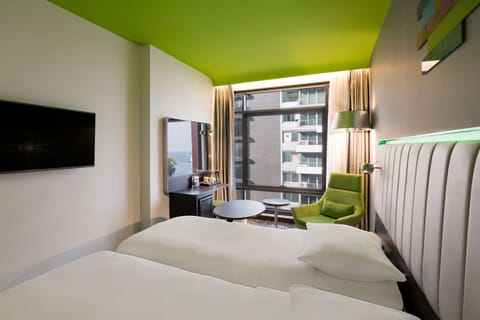 Superior Room, City View | Premium bedding, in-room safe, desk, blackout drapes