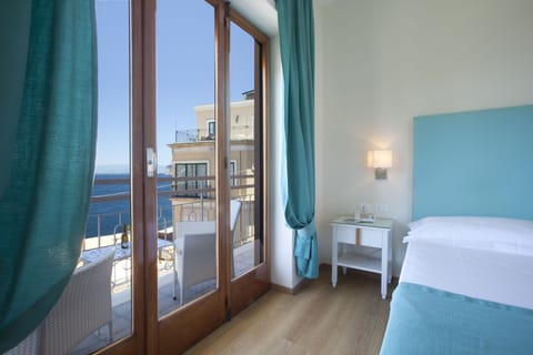 Double or Twin Room, Balcony, Sea View | Premium bedding, down comforters, minibar, in-room safe