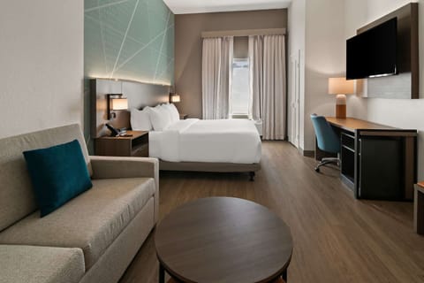 Suite, 1 King Bed with Sofa bed, Accessible, Non Smoking | Premium bedding, pillowtop beds, in-room safe, desk
