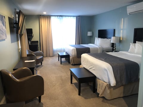 Standard Room, 2 Queen Beds | Desk, free WiFi