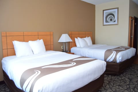 Double Room, 2 Queen Beds, Non Smoking | Premium bedding, in-room safe, desk, blackout drapes