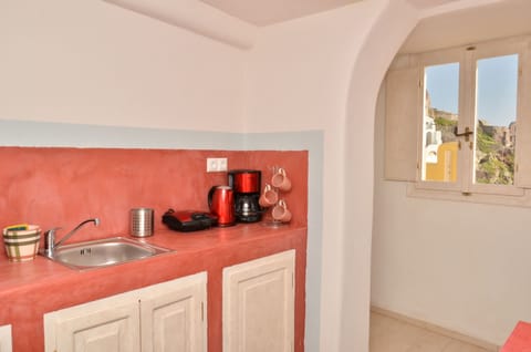 Superior Apartment, 1 Bedroom (Lava House) | Private kitchen | Full-size fridge, oven, stovetop, coffee/tea maker