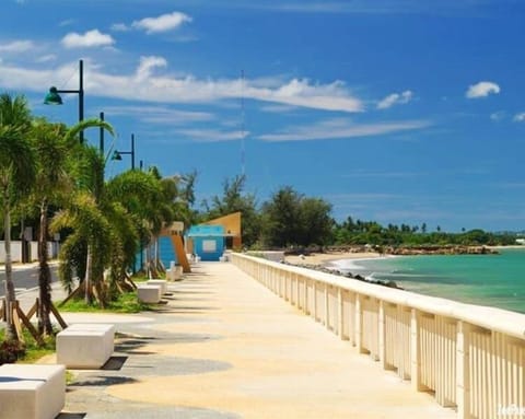 Beach nearby, white sand