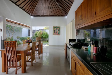 Balinese Three Bedrooms Villa | Private kitchenette | Coffee/tea maker, electric kettle