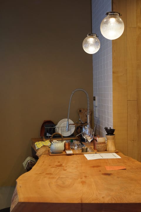 Kyoto Machiya Entire House | Private kitchenette | Fridge, microwave, stovetop, coffee/tea maker