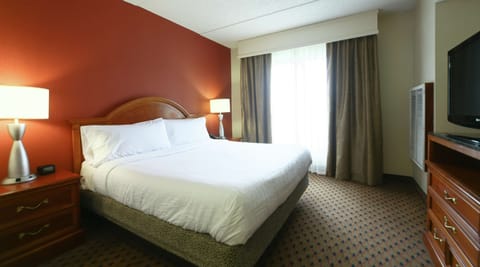 Junior Suite, 1 King Bed with Sofa bed | Bathroom | Combined shower/tub, free toiletries, hair dryer, towels