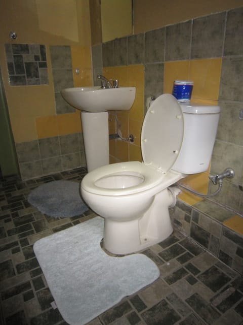 Deluxe Quadruple Room, Mountain View | Bathroom | Shower, free toiletries, bidet, towels