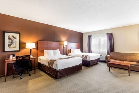 Suite, Multiple Beds, Accessible, Non Smoking | Pillowtop beds, in-room safe, individually furnished, desk