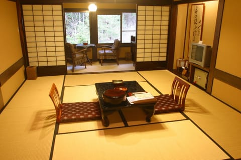 Japanese Style Room, Shared Bathroom, Smoking | In-room safe, desk, free WiFi