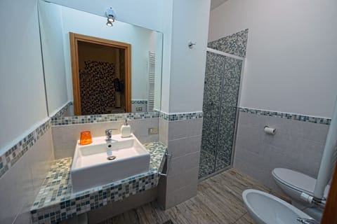 Double Room | Bathroom | Hair dryer, bidet, towels