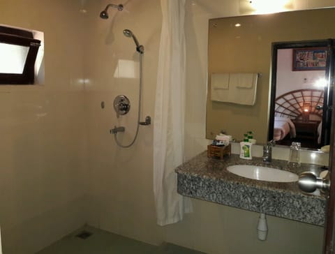 Room | Bathroom | Shower, free toiletries, hair dryer, slippers